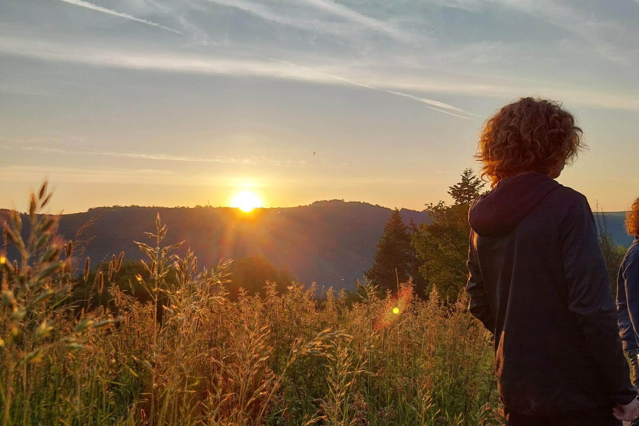 Magische Momente erlebt die Gruppe während der spirituellen Wanderung.