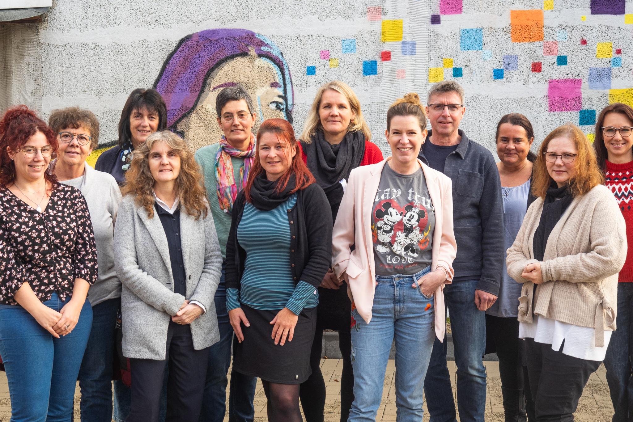Das Team der Fachstelle Jugend im Visitationsbezirk Koblenz: Margret Sundermann, Margret Kastor, Claudia Liesenfeld-Gilles, Susanne Mülhausen, Monika Backes, Eva Schitthof, Anja Günther und Joachim Otterbach