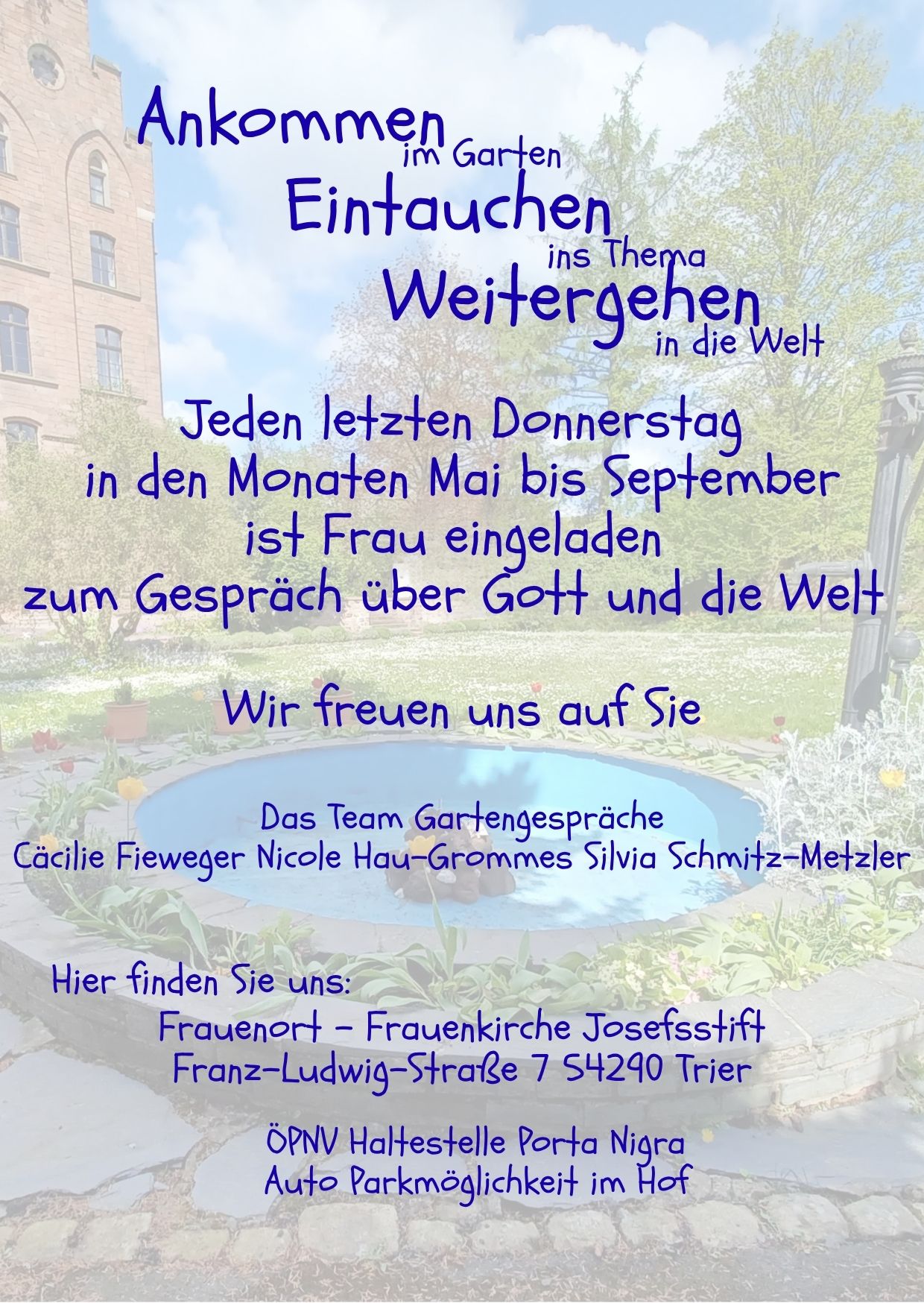 Gartengespräche 2026