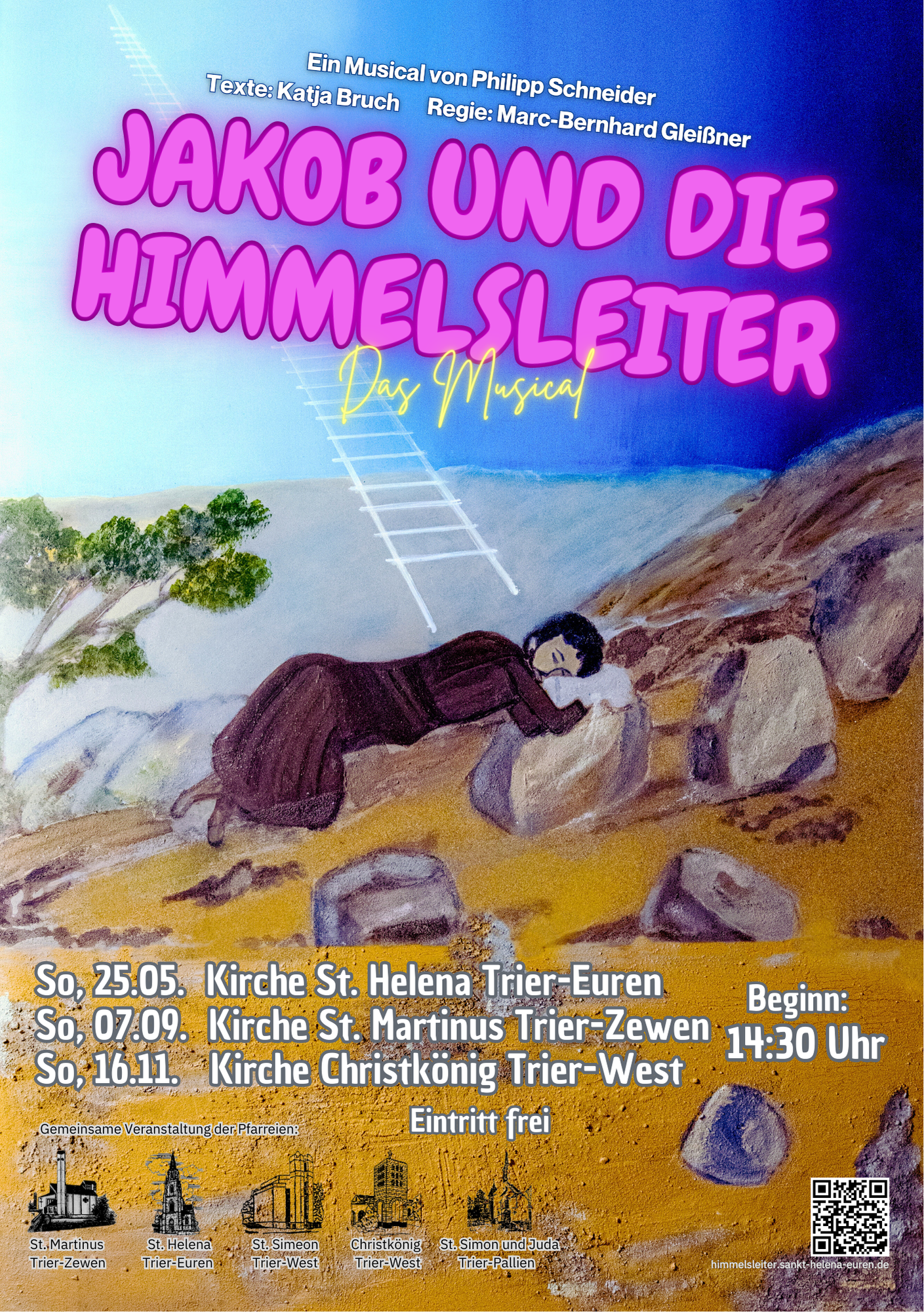 Jakob und die Himmelsleiter Flyer - Flyer Vorderseite