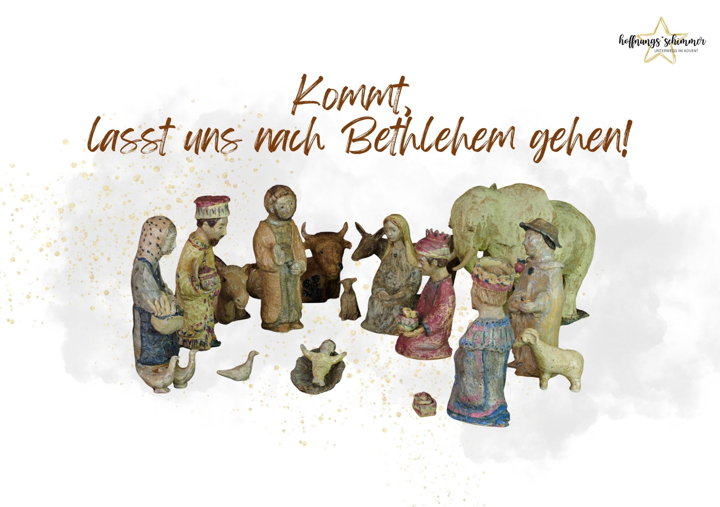 Kommt, lasst uns nach Bethlehem gehen - Titelblatt