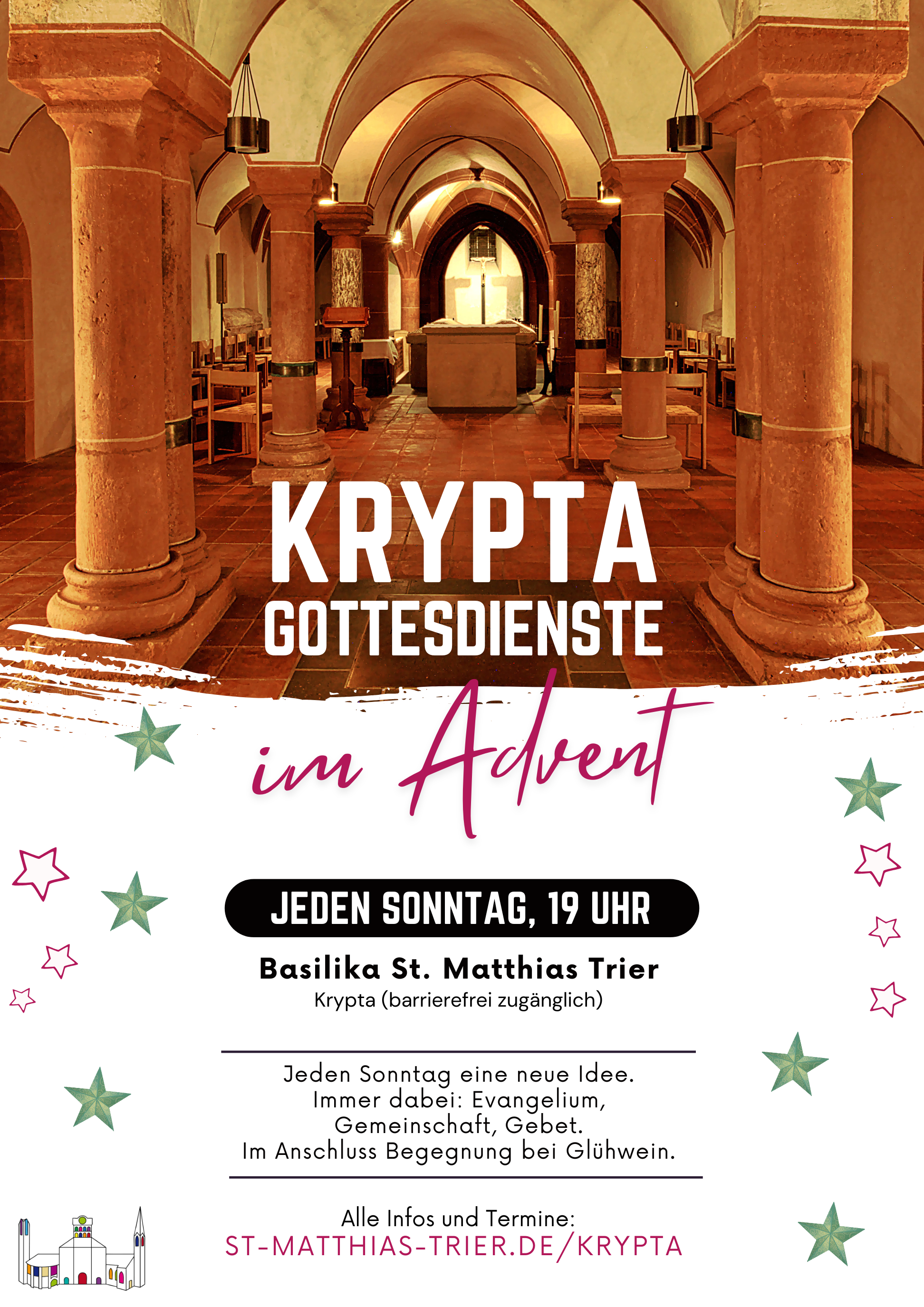 Krypta Advent Plakat