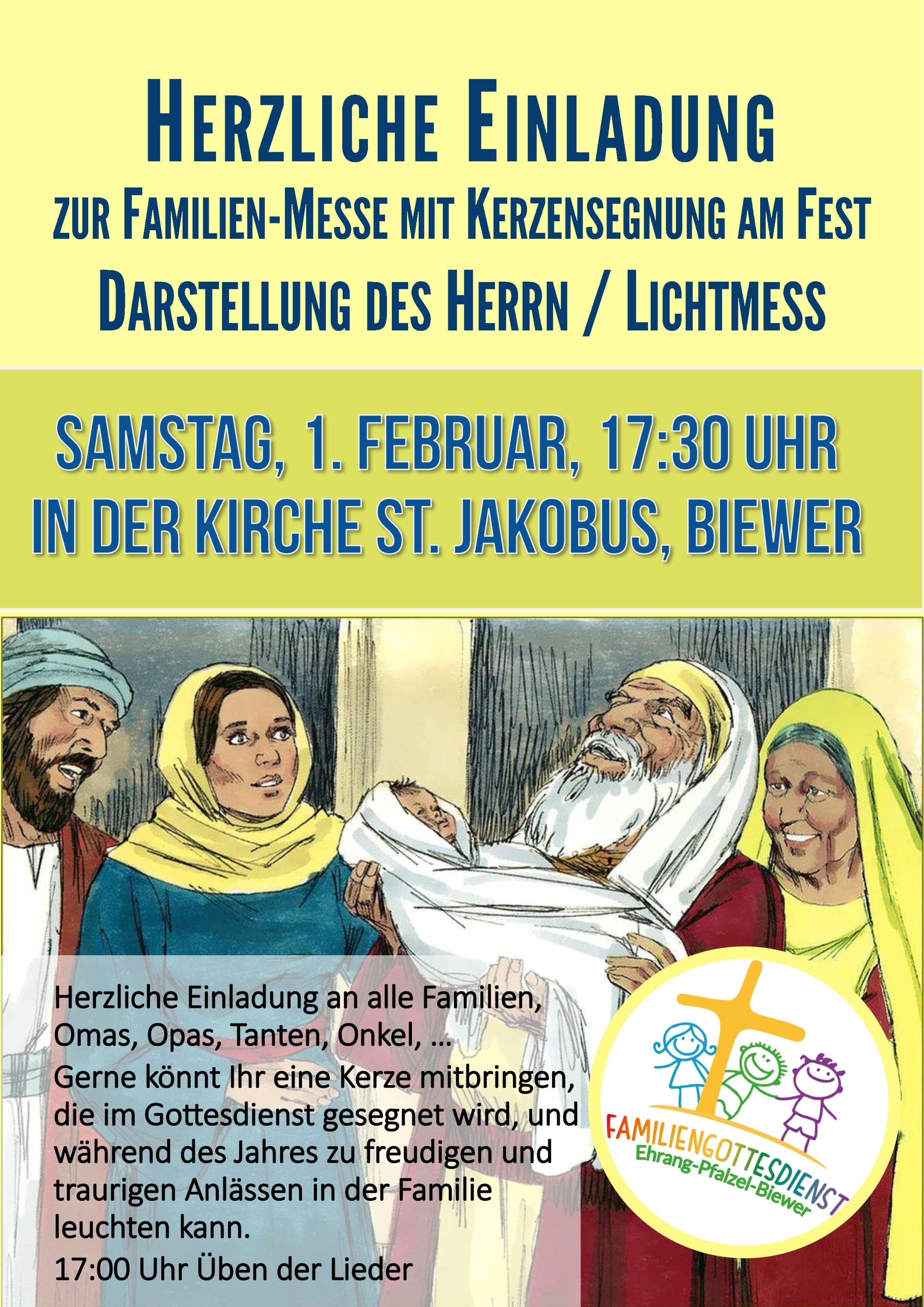 Plakat Lichtmess 1.2.25