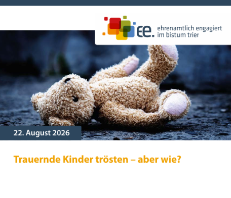Trauernde Kinder trösten