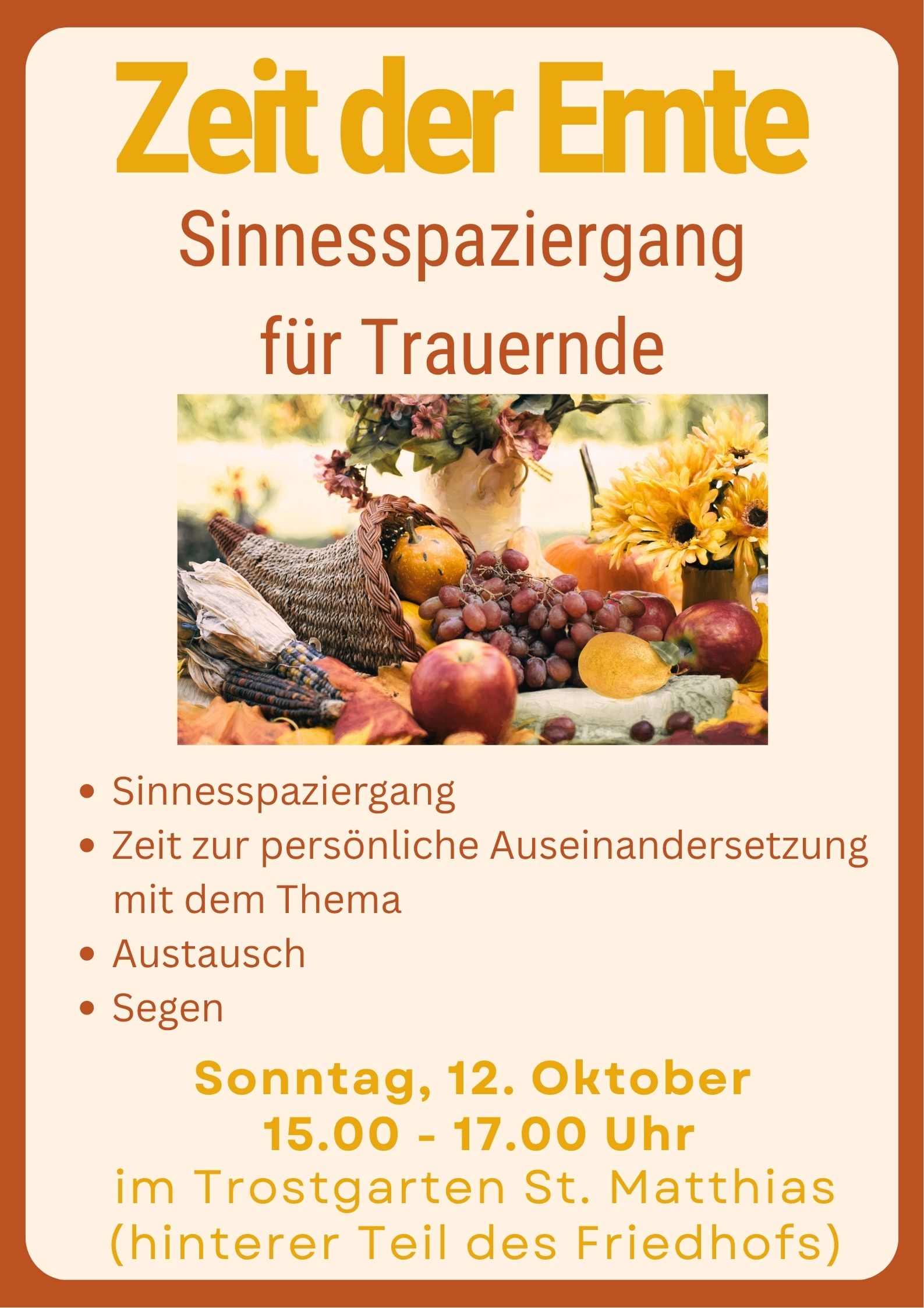 Zeit der Ernte