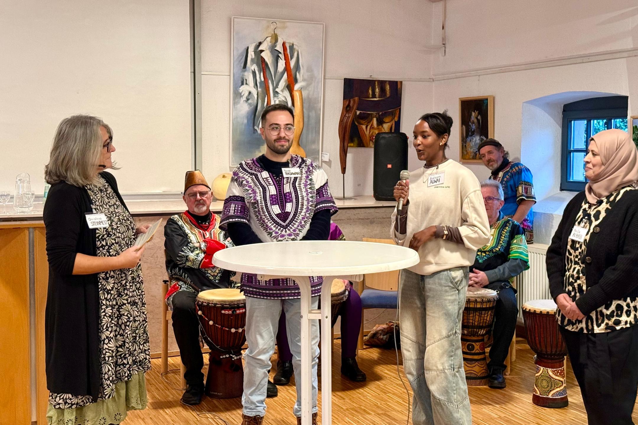 Balsam Alwai erzählt von ihren Erfahrungen als Flüchtling in Deutschland