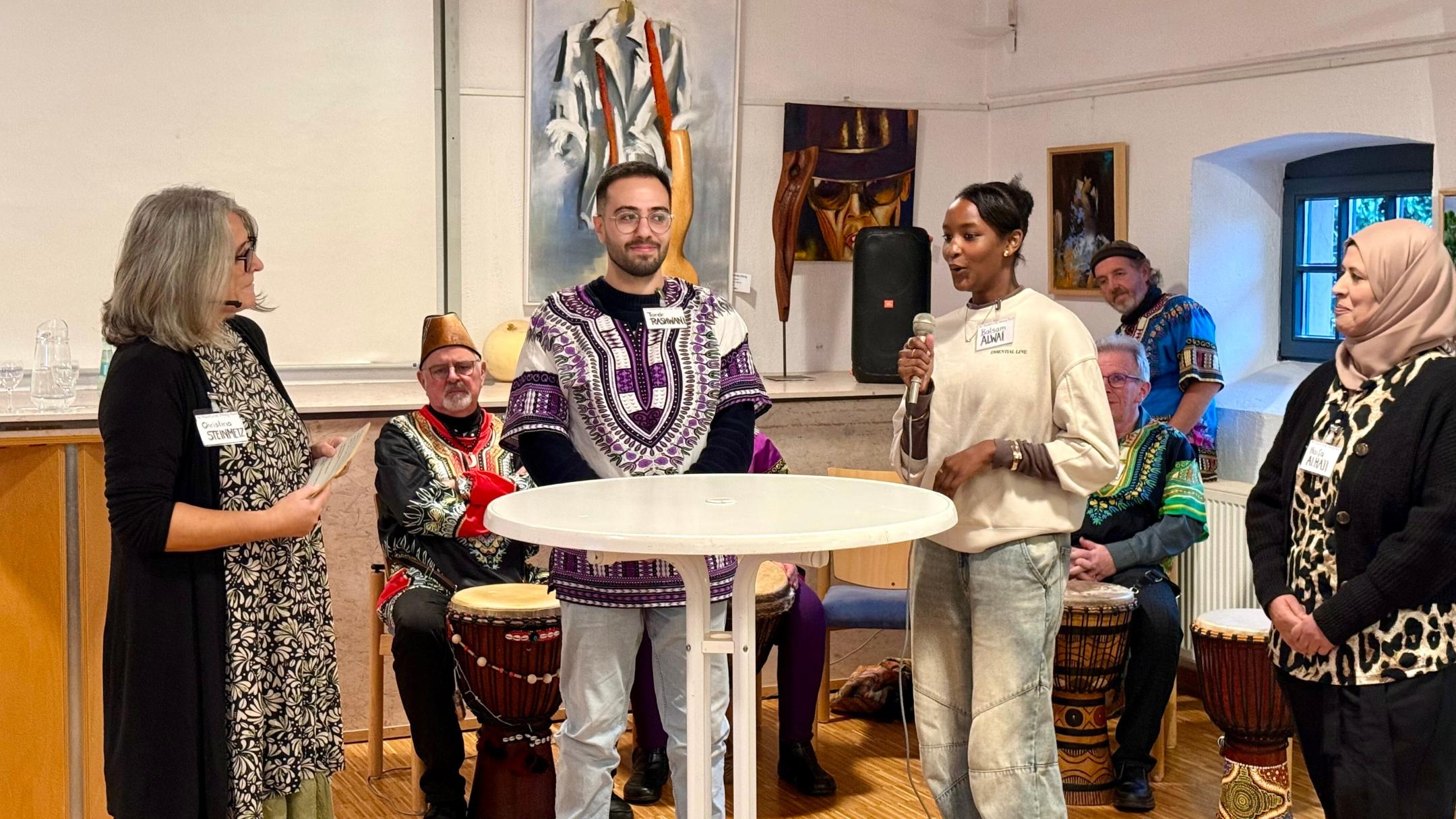 Balsam Alwai erzählt von ihren Erfahrungen als Flüchtling in Deutschland